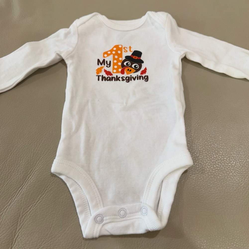 “My First Thanksgiving”